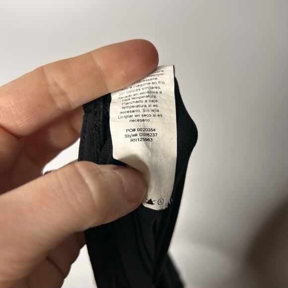 Beyond Yoga Maxi Around The World Front Twist Dress Women’s XL Black Cutout - Picture 10 of 14